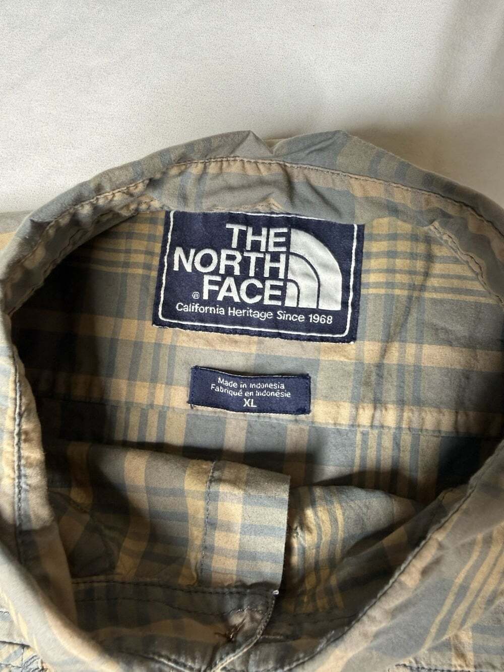 The North Face Green Shirt Button Down Short Sleeves Cotton Size XL - Picture 11 of 14